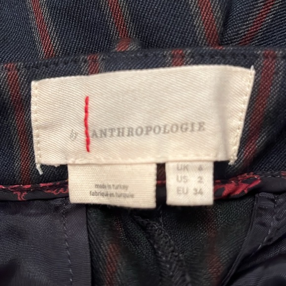 Anthropologie low rise striped flare  pants, size 2, NWT - Picture 11 of 14